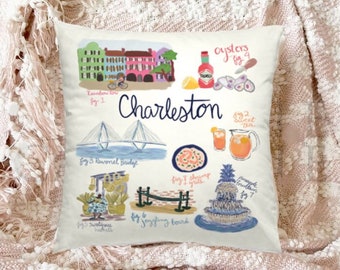 Charleston Pillow Etsy
