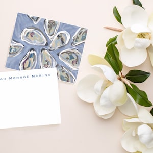 Oyster Painting Notecards Thank You Notes Customizable