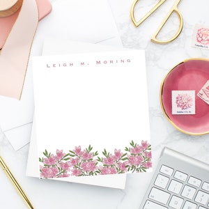 Personalized Notepad: Azaleas