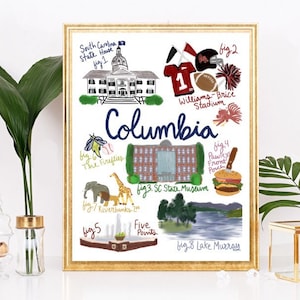 Columbia South Carolina Art Print