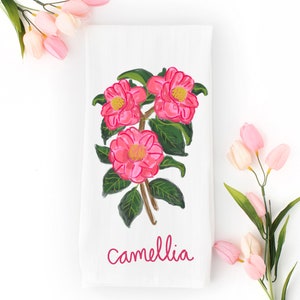 Camellia Kitchen Tea Dish Towel