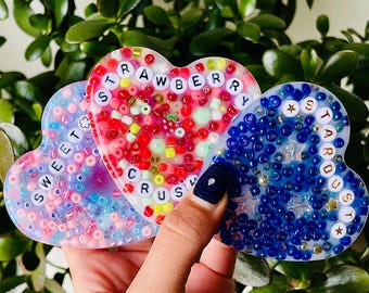 Lettered Pick’n Poppers  - Picky Pad For Anxiety Stress 3-in-1 Fidget Toy - Pick, Make, Then Wear!