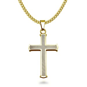 Mens Cross Necklace - Etsy