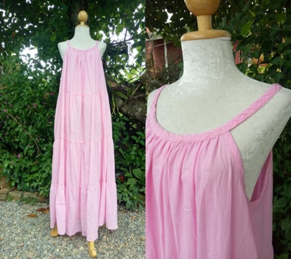 light pink maxi dress plus size