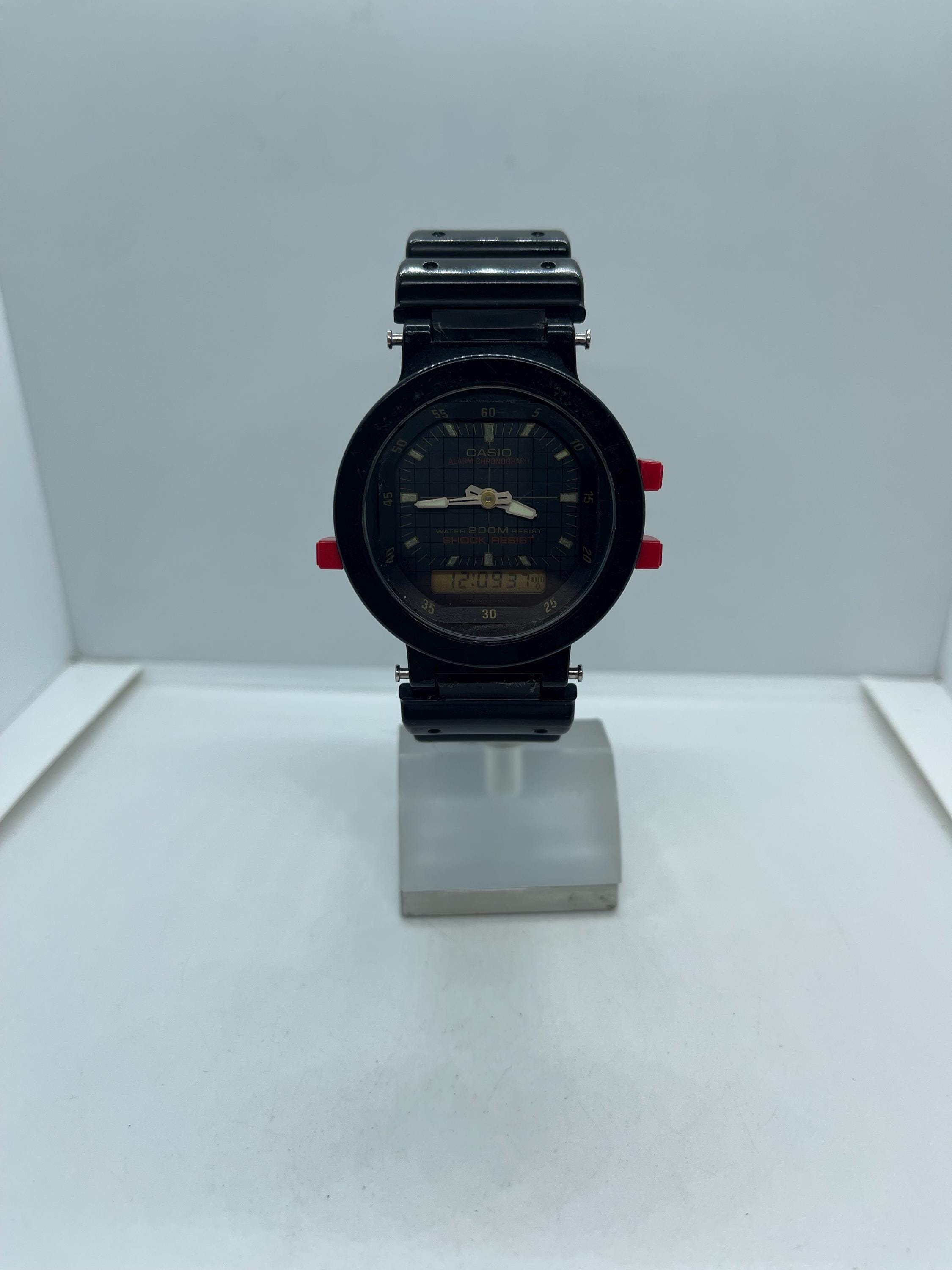 時計 CASIO G-SHOCK AW-550-1EV Casio G-shock AW-550 Module 380 Vintage 200M Wrist Watch Alarm