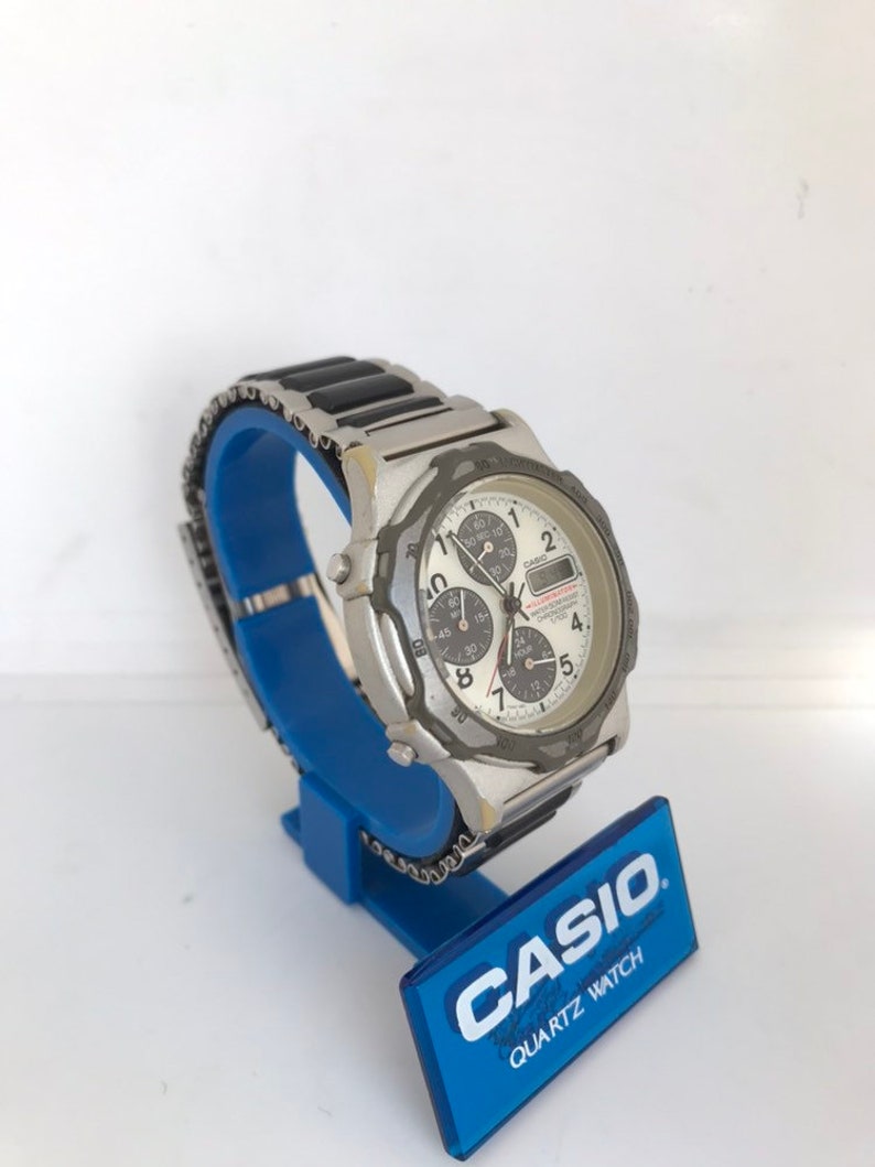 10 Digi Montre 1325 Chronographe Casio Module Rare Vintage Mwa Illuminateur Ana f6yb7g