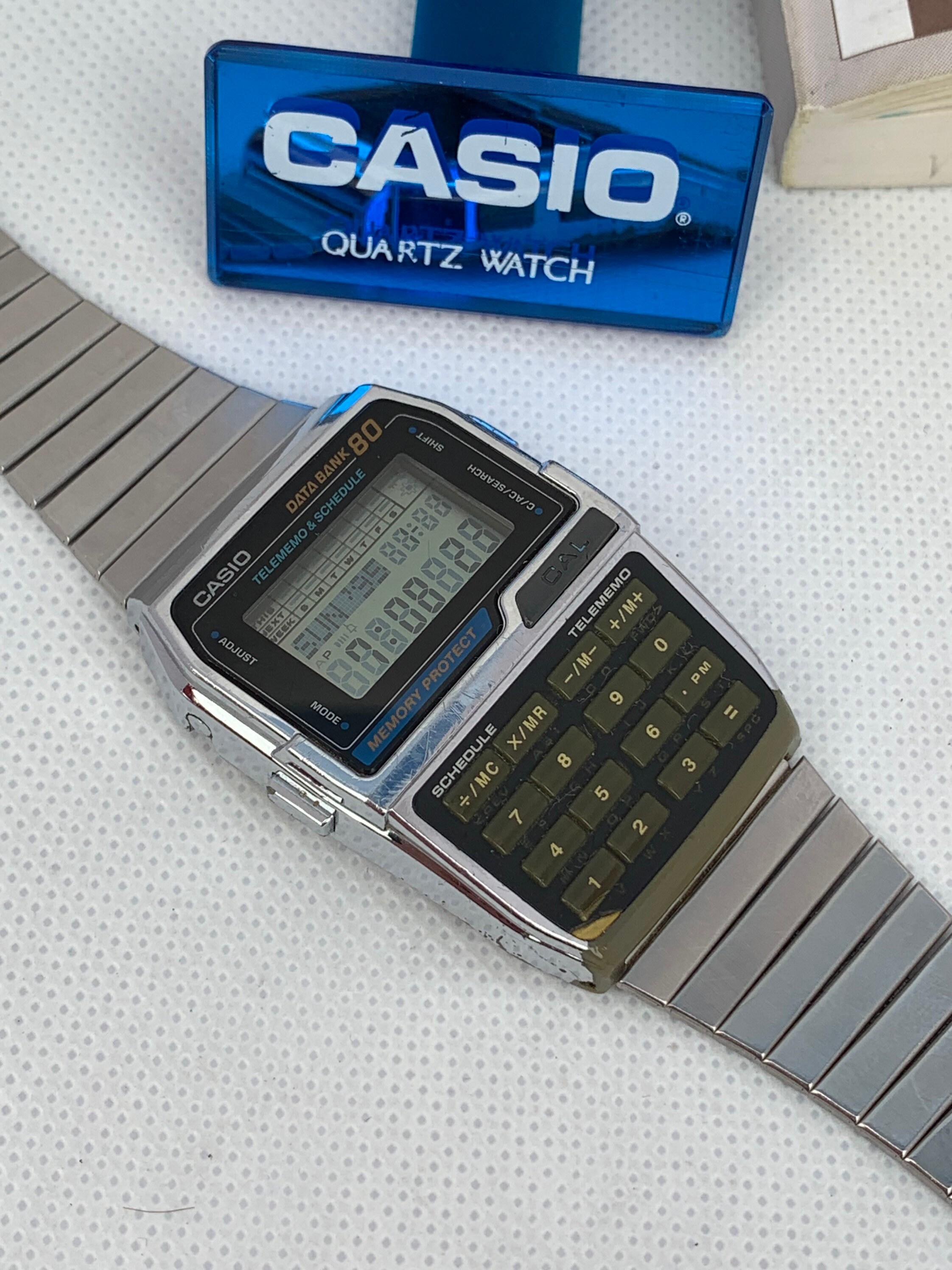 Rare Vintage Casio DBC800 Digital Calculator 80 Data Bank Etsy