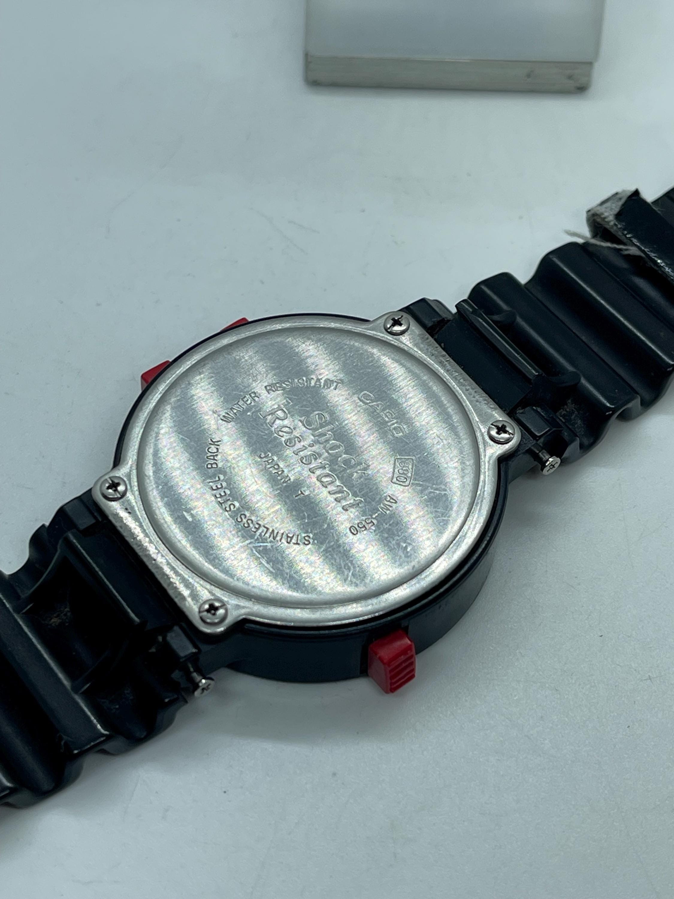 CASIO W-550 カジキ ALARM CHRONOGRAPH Casio W-550 Marlin Alarm Chronograph Vintage Watch Good