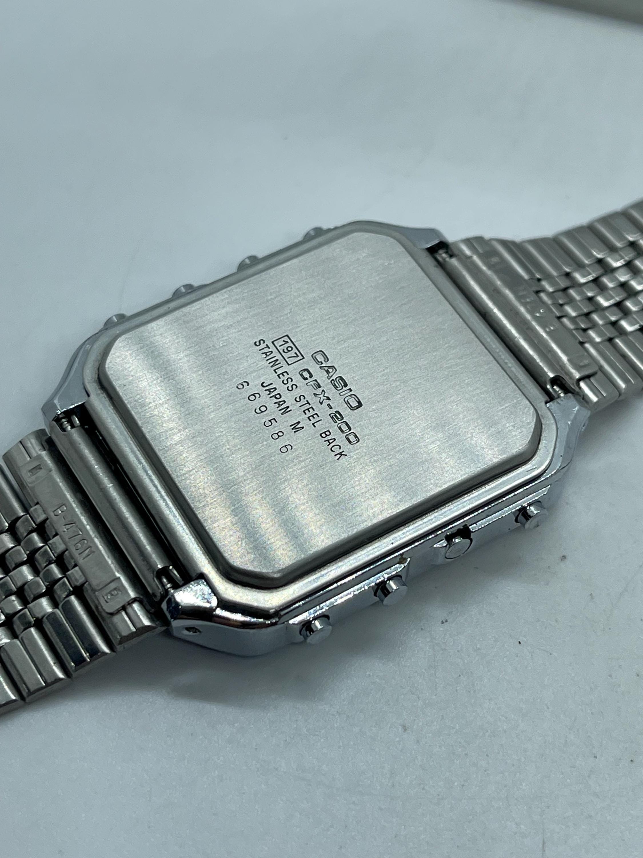 Casio CFX-200 Scientific Calculator Watch Vintage Mens Watch Casio CFX-200 Scientific Calculator Watch Vintage Mens Watch