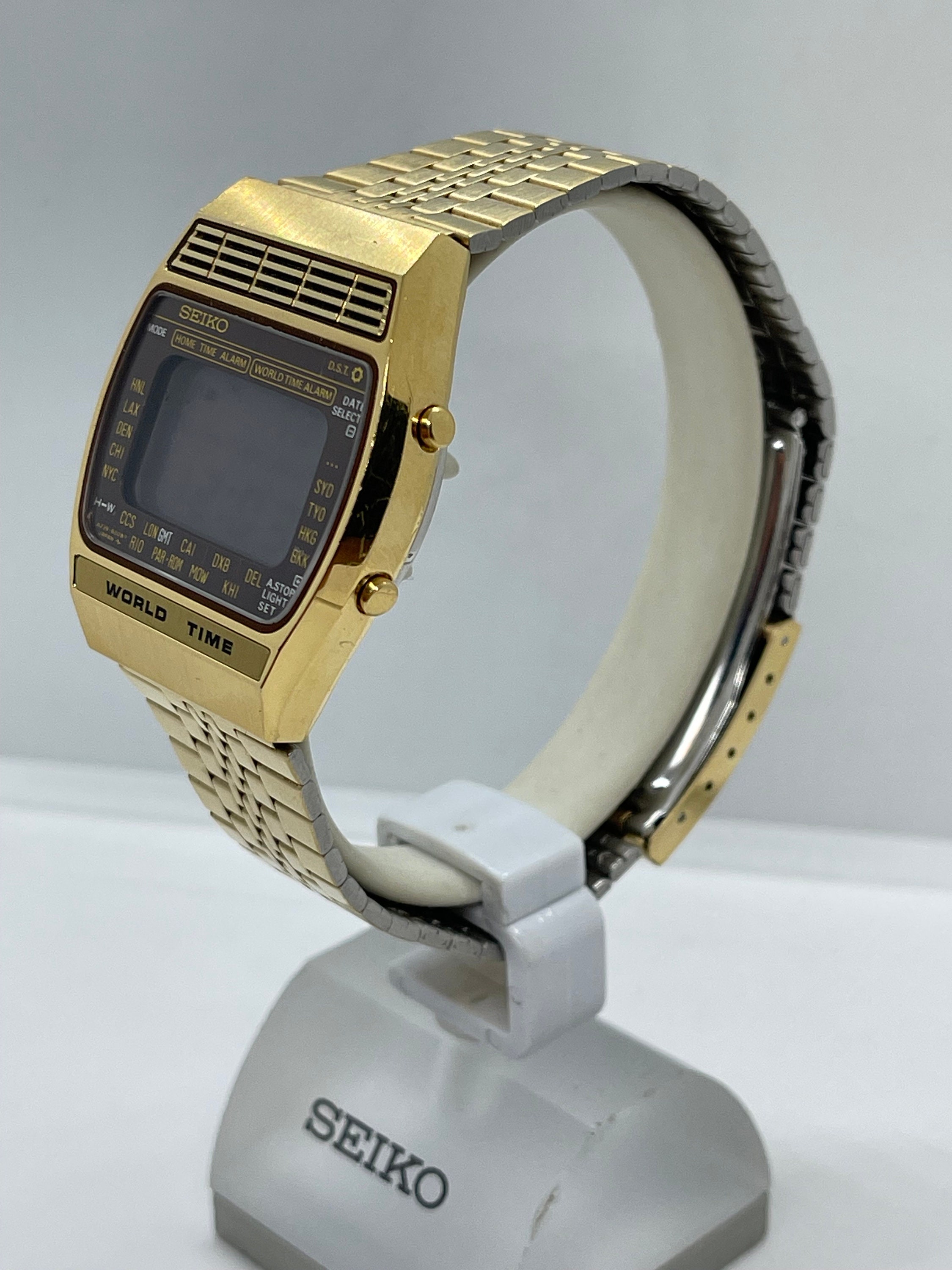Seiko A239-5020 Vintage Digital Quartz Wrist Watch Japan