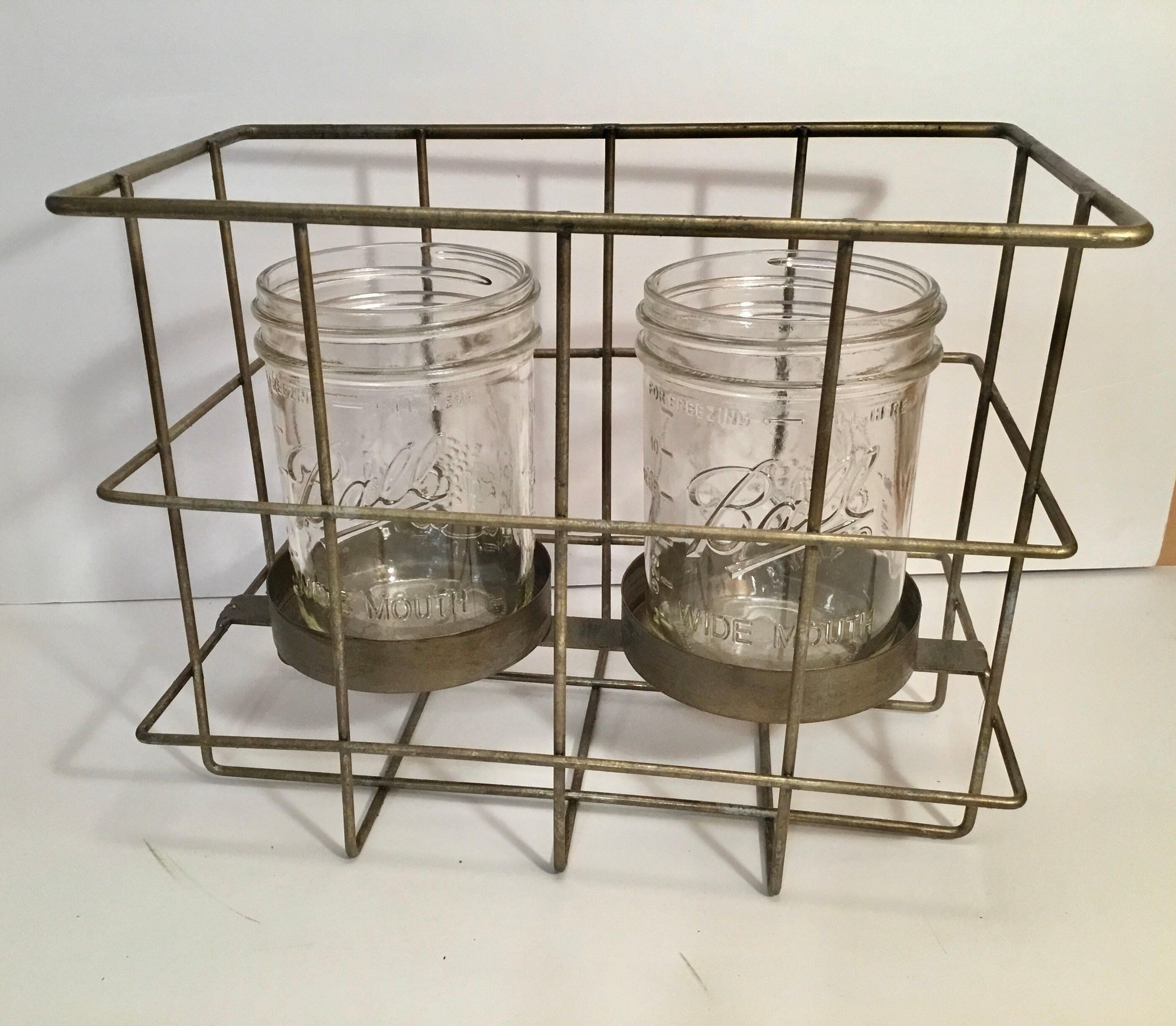 Metal Farmhouse Decor Mason Jar Decor Farmhouse Candle Etsy