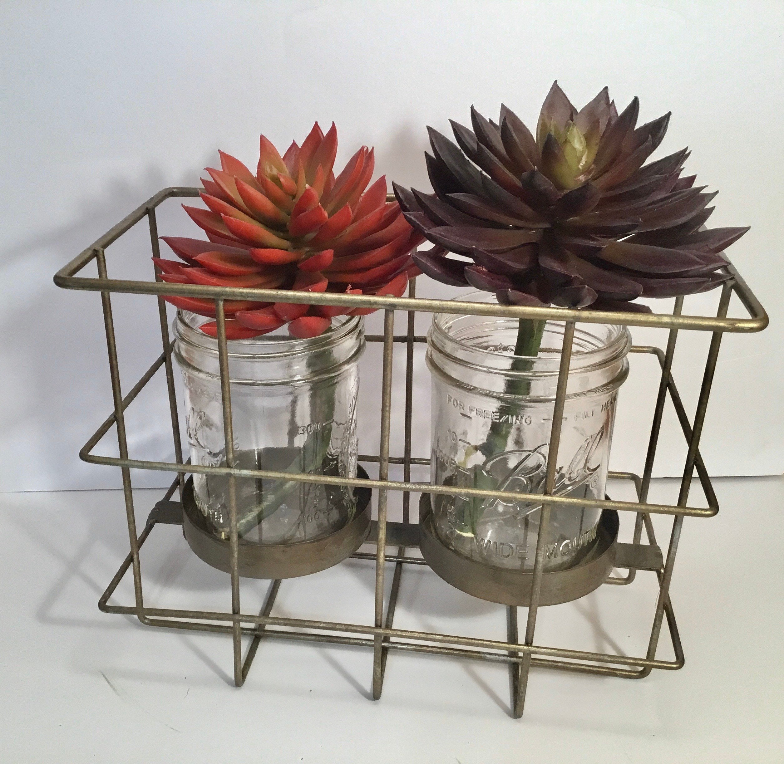 Metal Farmhouse Decor Mason Jar Decor Farmhouse Candle Etsy