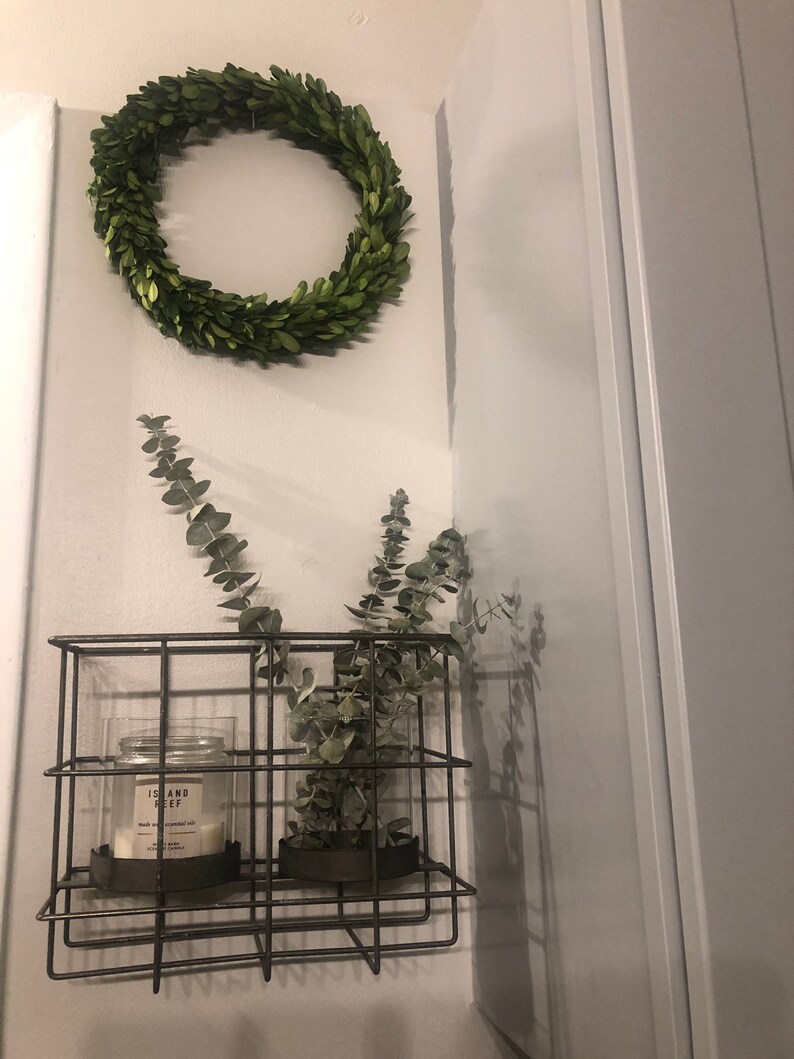 Metal Candle Holder Basket Candle Holder Farmhouse Candle Etsy