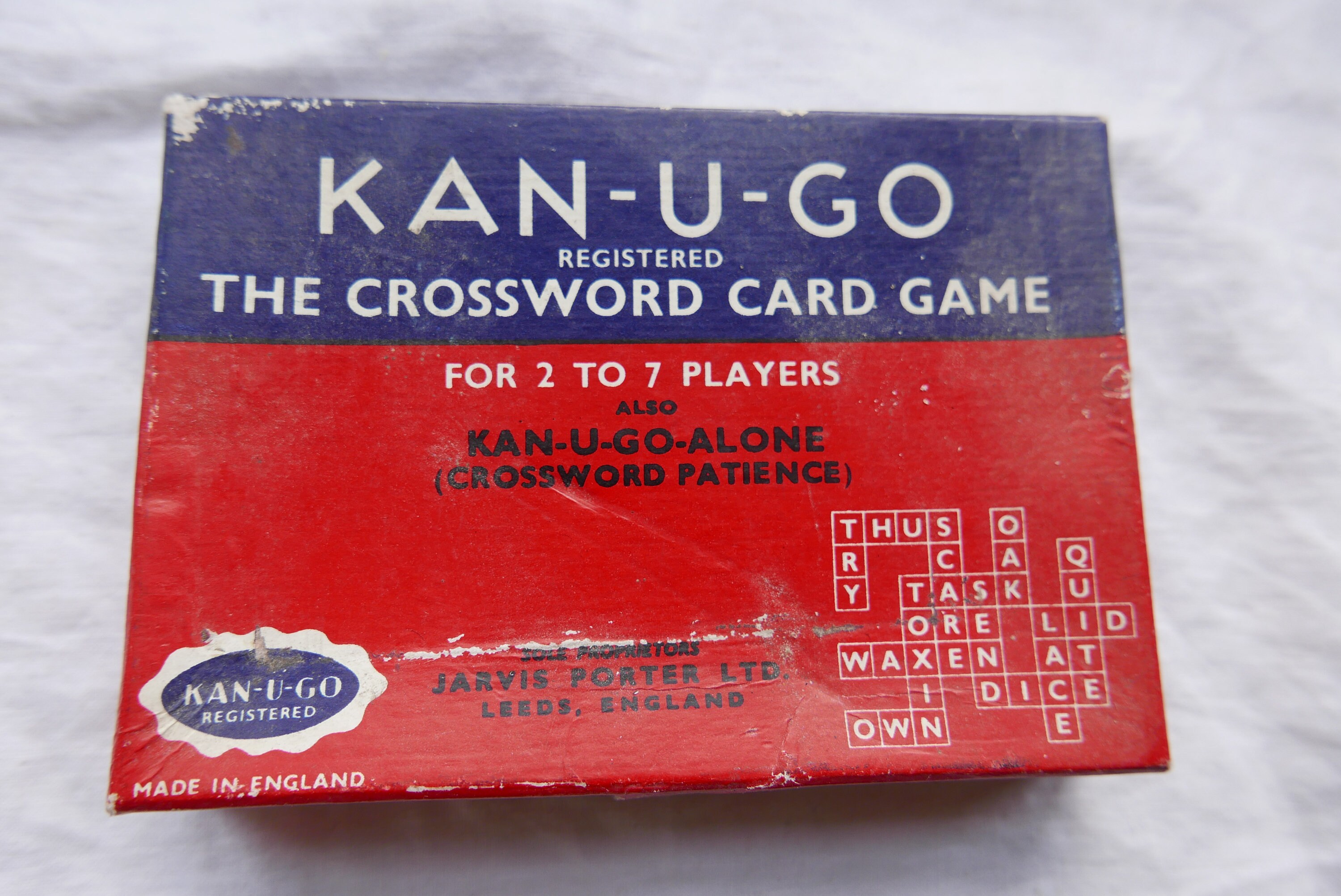 Kan-u-go Crossword Card Game - Etsy