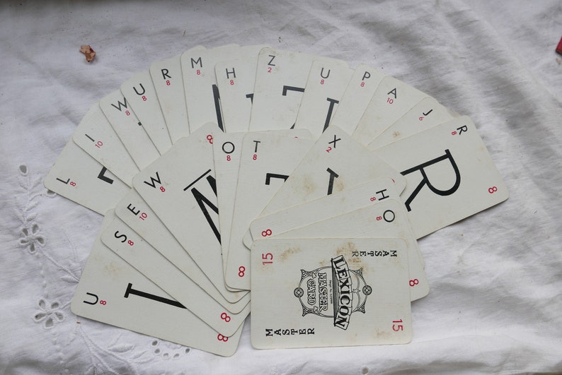 Lexicon card game by Waddingtons Etsy