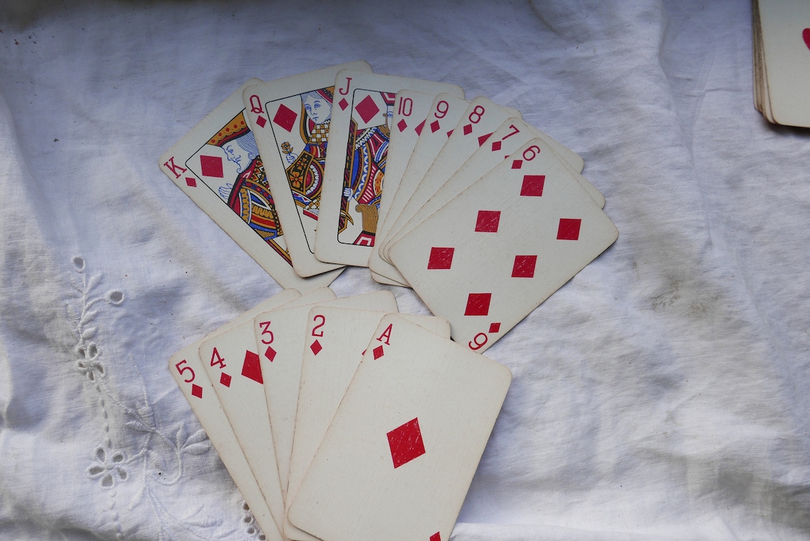 Vintage Playing Cards the Pipers by Alf Cooke Ltd De Luxe Etsy