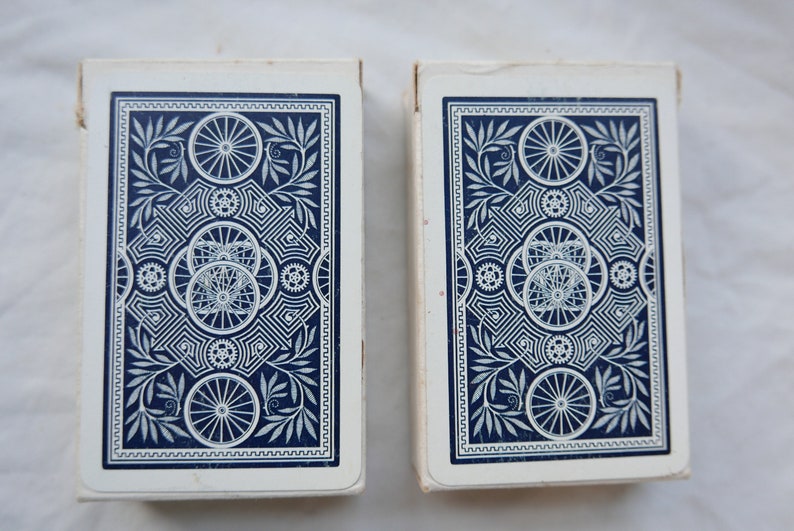rule book and score cards Barden Canasta used once. full boxed set including plastic score card two sets of De La Rue playing cards