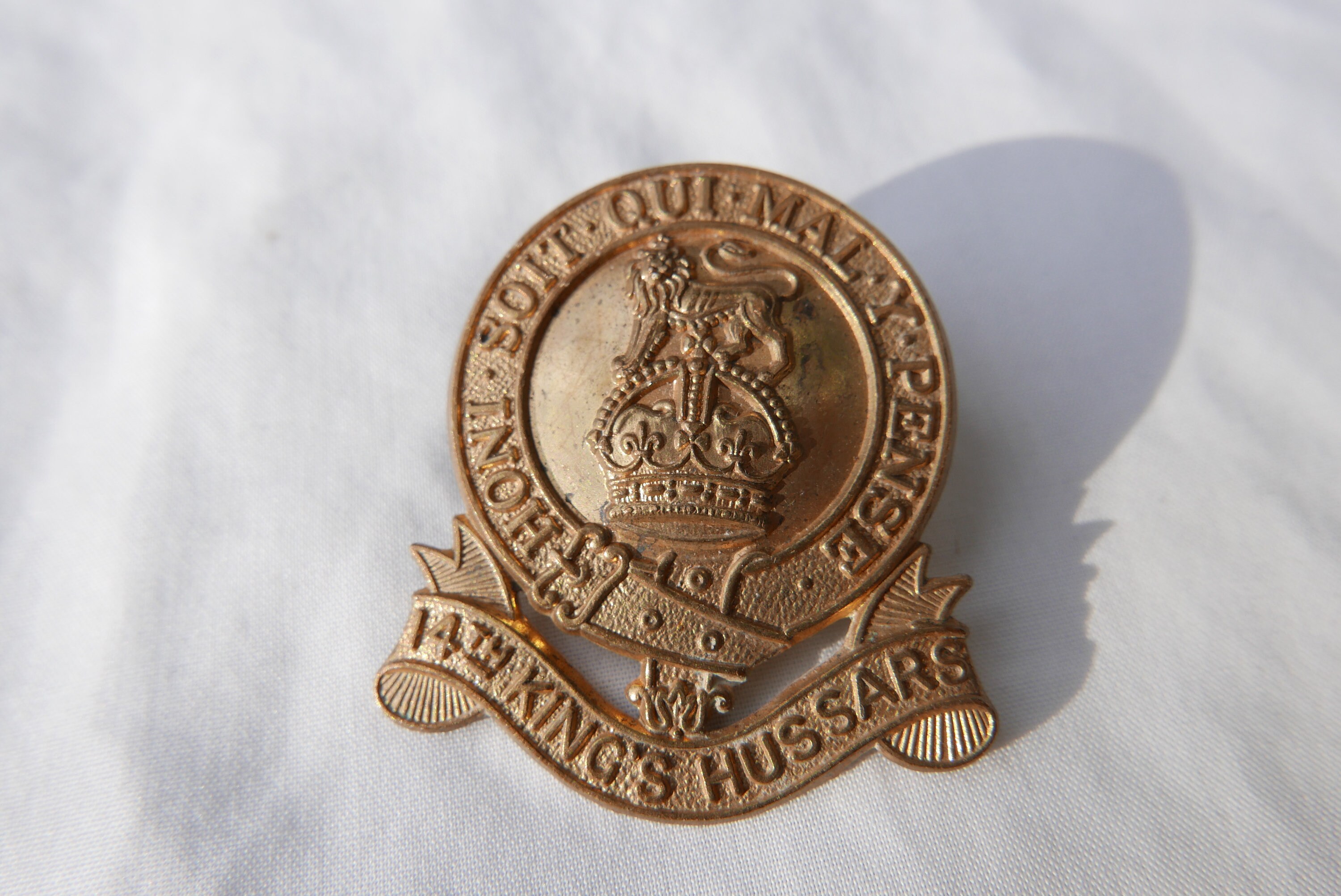 Image of 14Th Kings Hussars Cap Badge
