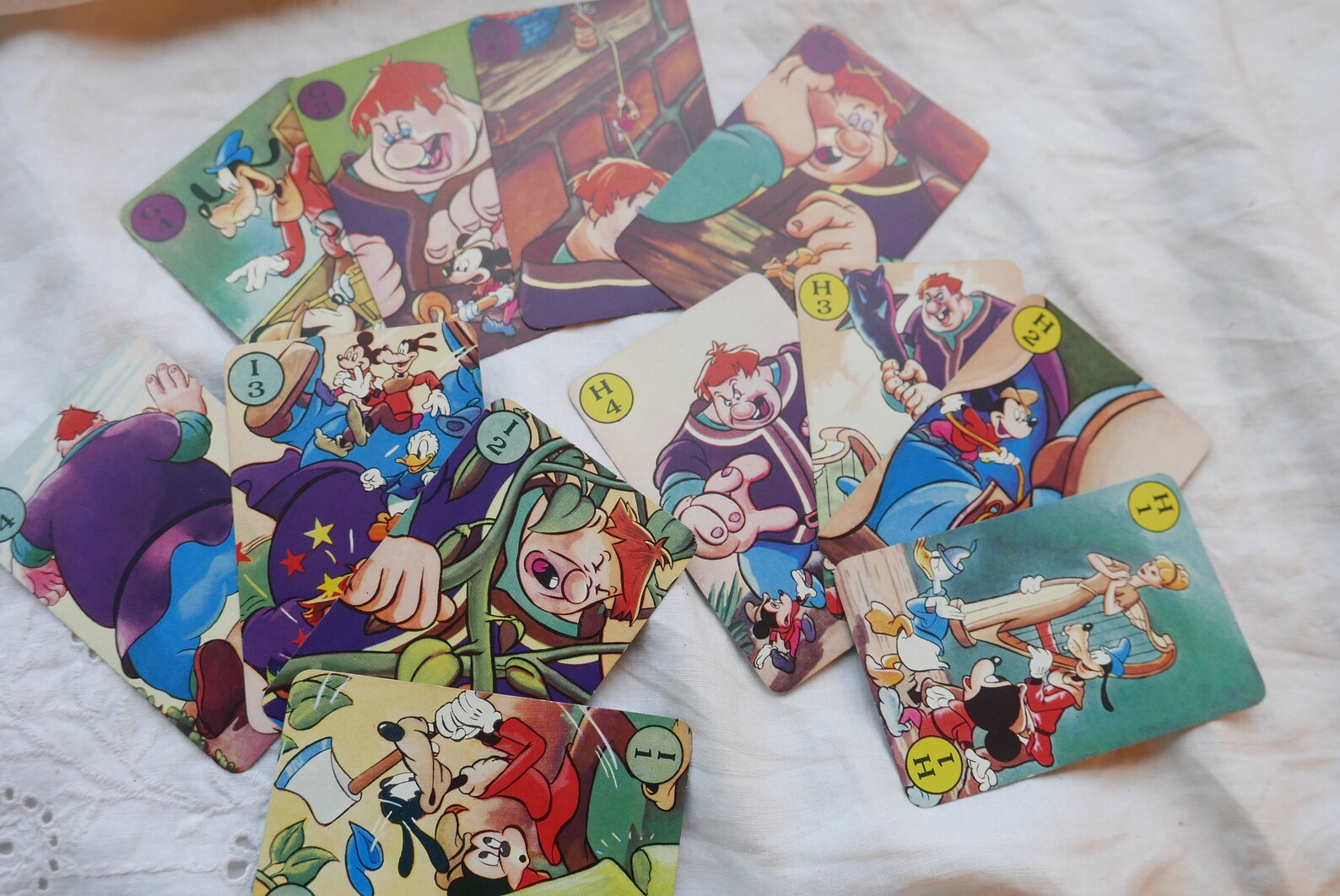 Mickey And The Beanstalk Card Game By Pepys Complete With Etsy