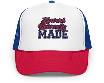 Gorra de camionero de espuma Howard Made bordada