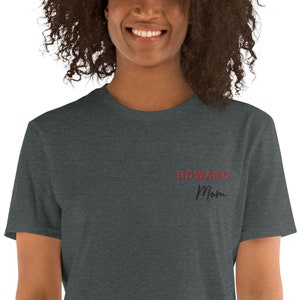 Embroidered Howard Mom Short-Sleeve Unisex T-Shirt
