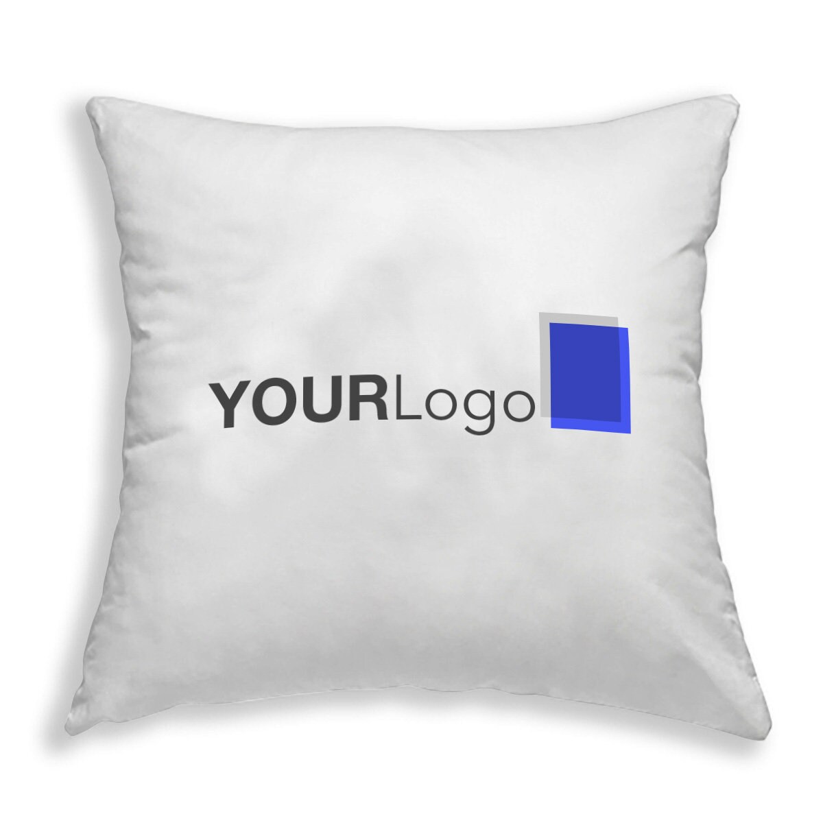 Personalised Cushion Cover Only Logo Text Front & Back Etsy