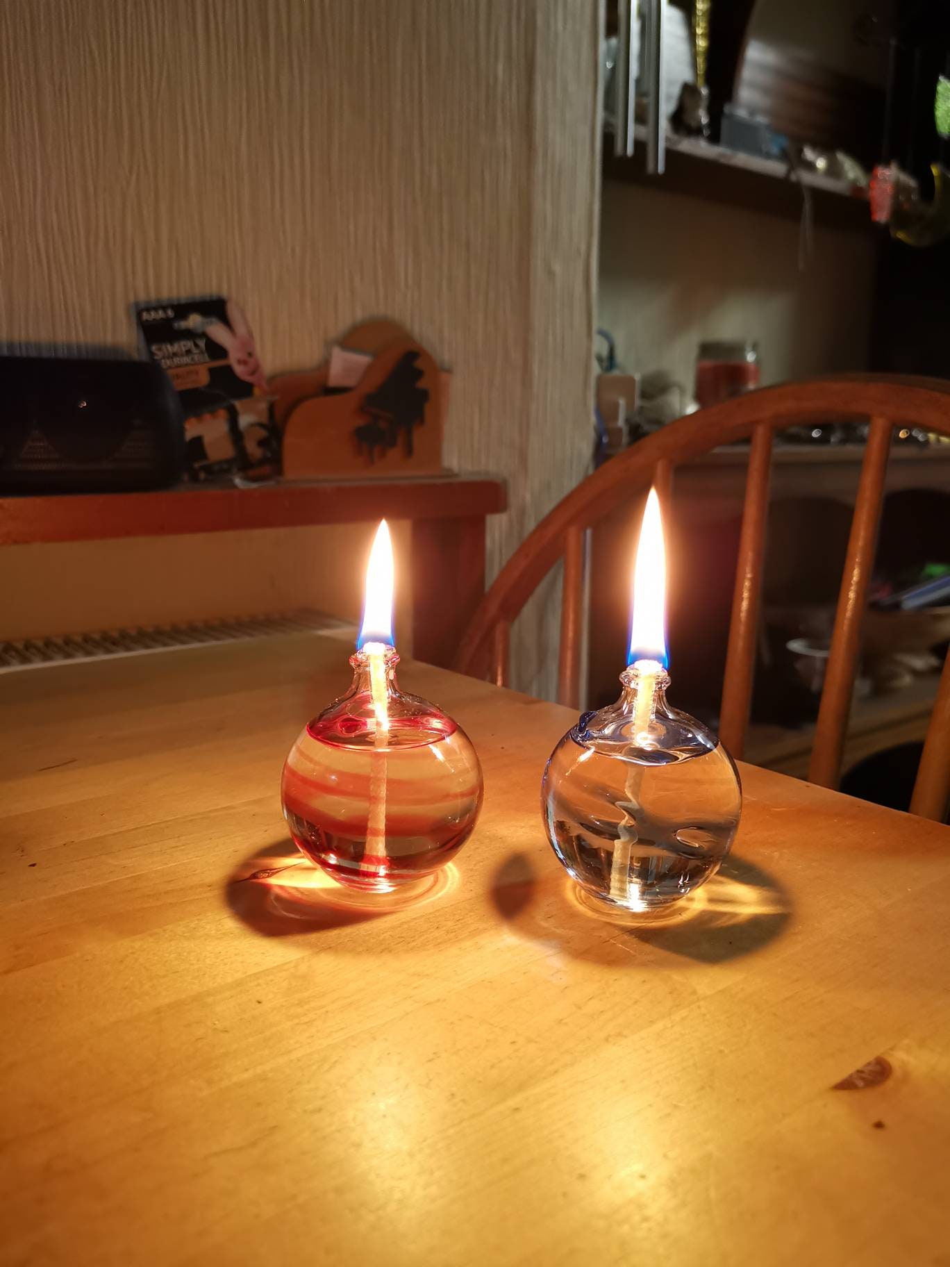 Handmade Olive Oil Candle Lamp - Emergency Backup Power Outage