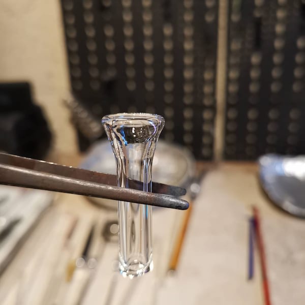 Glass Wick Holder Etsy