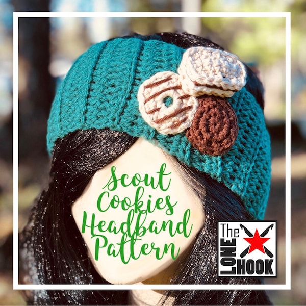 Scout Cookies Headband Pattern by The Lone Hook