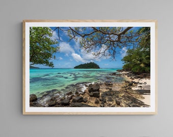 Fine Art Photography Prints, Canvas Wall Art - Moyenne Island in Seychelles