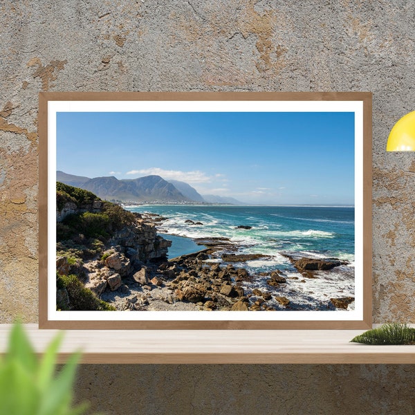 Hermanus Beach, South Africa | Photograph on Fine Art Paper | Photo Luster | or Stretched Canvas