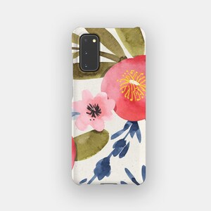 Forest Wash Floral Phone Case | Watercolour Flower Slim Case | Fits Samsung Galaxy S25, S24 Ultra, S23, S22 Plus, S21, S20