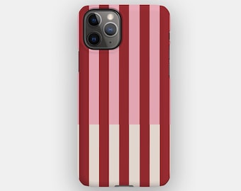 Capa para celular Dusky Lines com listras para Apple iPhone 17, 16, 15 e 14. Opção MagSafe.