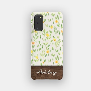 Sunshine Samen Blumen Handyhülle | Aquarell Blumen Stoßfeste Hülle | Passend für Samsung Galaxy S25, S24 Ultra, S23, S22 Plus, S21, S20