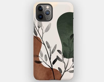 Funda para teléfono con diseño de paisajes otoñales / Floral para iPhone 18 Pro, 17, 16 Plus, 15, 14, 13