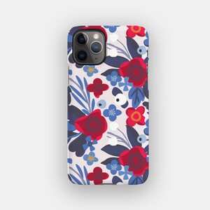 Primary Petals Phone Case - Modern Botanical Floral Cover | For iPhone 16 15 14 13 - Samsung Galaxy S24 S23 S22 - Google Pixel 9 8