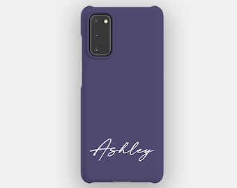 Jednokolorowe etui na telefon w kolorze Północnofioletowym do Samsung Galaxy S26, S25, S24, S23, S22