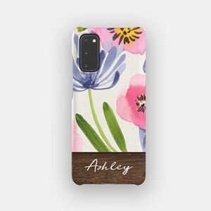 Lilac Fields Floral Phone Case | Pastel Flower Protective Case | Fits Samsung Galaxy S25, S24 Ultra, S23, S22 Plus, S21, S20