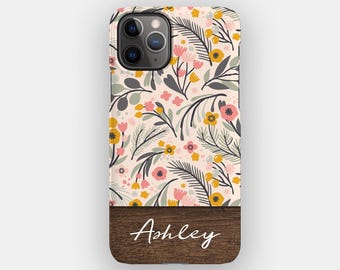 Fresh Meadows Floral Phone Case for Apple iPhone 17, 16, 15, 14. MagSafe Option