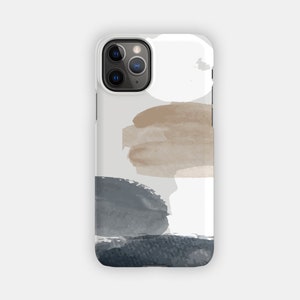 HORIZON STROKES iPhone Case - Painting Brush Design for your Apple iPhone 15 14 13 12 11 - Cute Tough iPhone Case