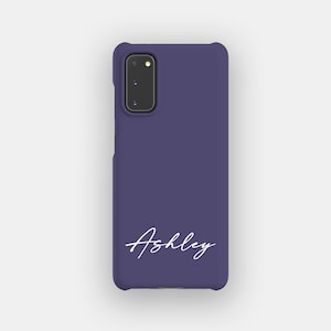 Midnight Purple Abstract Phone Case | Solid Colour Tough Case | Fits Samsung Galaxy S25, S24 Ultra, S23, S22 Plus, S21, S20