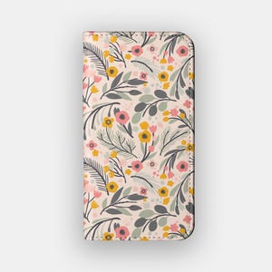 Etui portfelowe Fresh Meadows Floral | Ochronne etui Bold Flower | Pasuje do iPhone&#39;a 16, 15, 14, 13, Samsunga Galaxy S25, S24, S23, S22