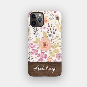 de portable Dainty Drift - Coque souple pour iPhone 16 à fleurs aquarelle | Aussi pour iPhone 16e, 15 Pro, 14, 13, 12 - Option MagSafe