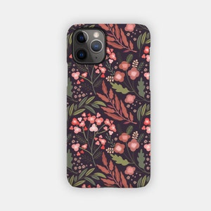 ROSE FOREST iPhone Case - Pink Small Florals Design for your Apple iPhone 15 14 13 12 11 - Floral Tough iPhone Case