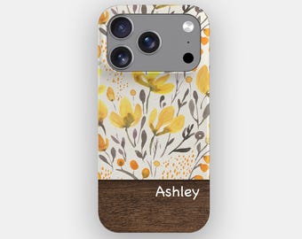 Yellow Meadows Watercolour Floral Phone Case for Samsung Galaxy S26, S25, S24, S23, S22