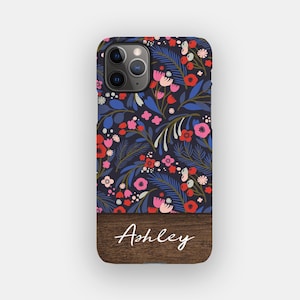 Sunset Saunter Phone Case - Nature Inspired Floral iPhone 16 Case | For iPhone 16, iPhone 15, iPhone 14, iPhone 13 - MagSafe Option