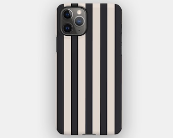 Capa para celular Night Lines com listras para Apple iPhone 17, 16, 15 e 14. Opção MagSafe.