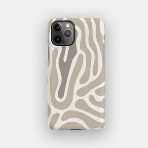 Sandy Waves Phone Case - Geometric Line Abstract iPhone 16 Case | For iPhone 16, iPhone 15, iPhone 14, iPhone 13 - MagSafe Option