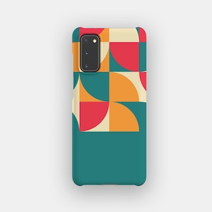 Retro Green Bold Phone Case | Abstract Art Protective Case | Fits Samsung Galaxy S25, S24 Ultra, S23, S22 Plus, S21, S20