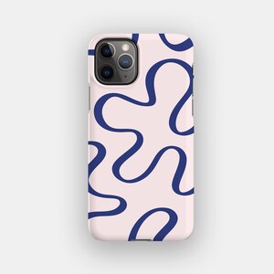 Skye Swirls Phone Case - Swirl Line Abstract iPhone 16 Case | For iPhone 16, iPhone 15, iPhone 14, iPhone 13 - MagSafe Option